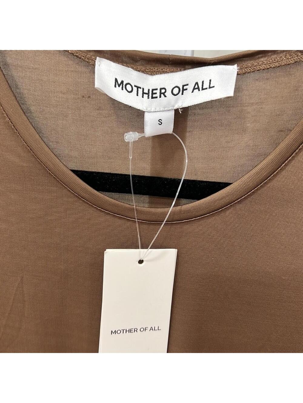 MOTHER OF ALL Viola T-shirt Midi Dress in Brown - Picture 7 of 9